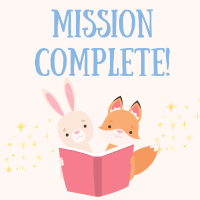 Early Literacy Mission Completed Badge