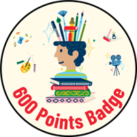 600 Point Achievement Badge! Badge
