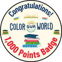 1,000 Point Achievement Badge! Badge