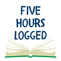 Teen Summer Reading 5 Hours Logged Badge